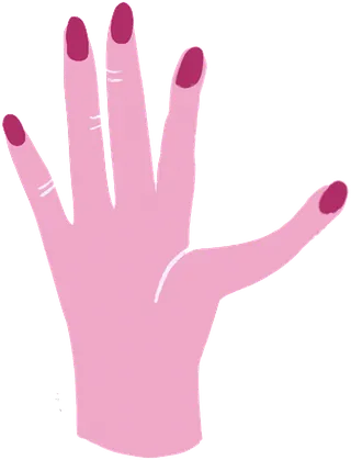 Animated pink hand